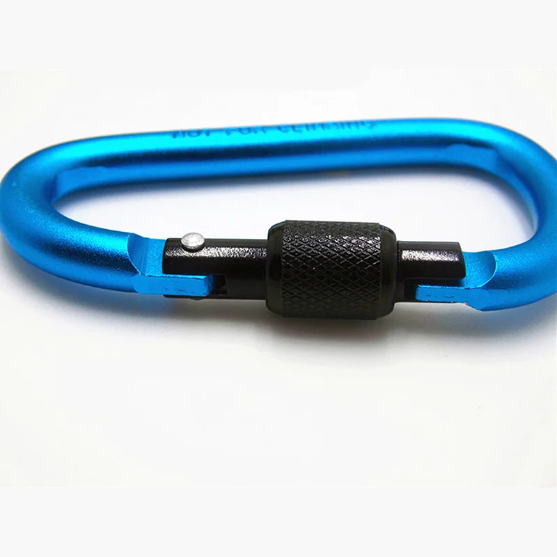 100 шт. карабины для скалолазания D сплав алюминиевый альпинистский замок Quickdraws