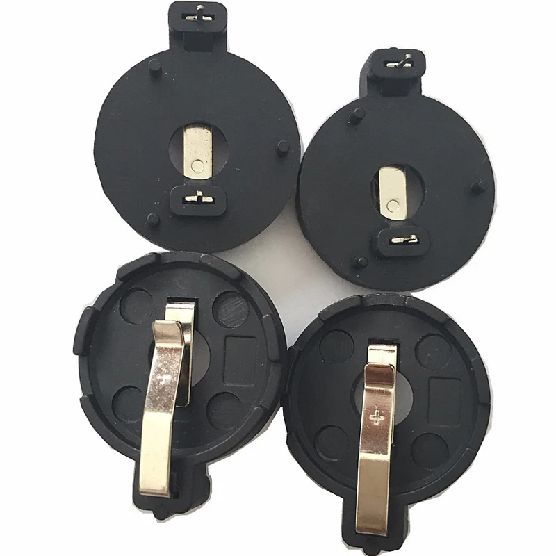 

Plastic BS-3-1 3V CR2032 CR2025 Button Battery Holder 2032 2025 Batteries Cell Holder Socket Black Case
