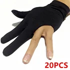 20 шт., перчатки для бильярда с 3 пальцами