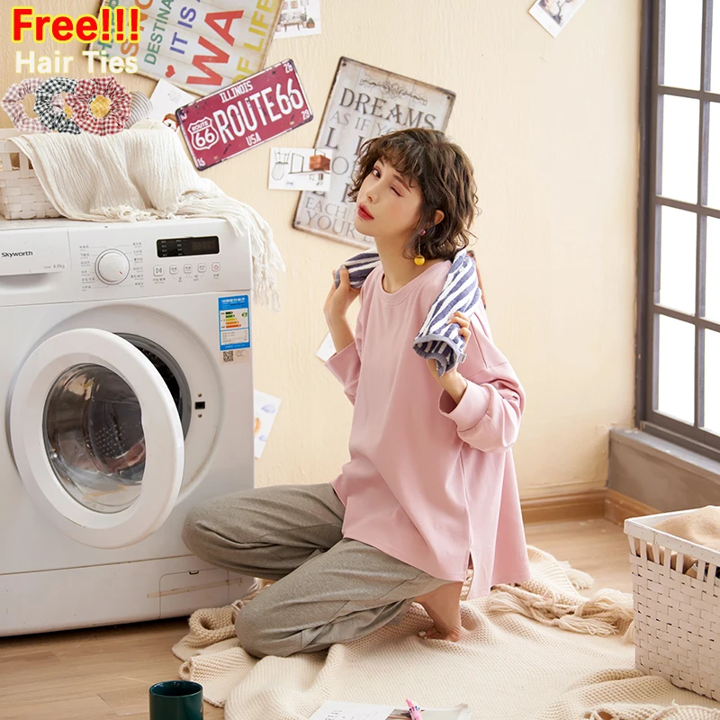 Комплект пижамный женский ATUENDO 100% хлопок цвет в ассортименте M L XL XXL 1