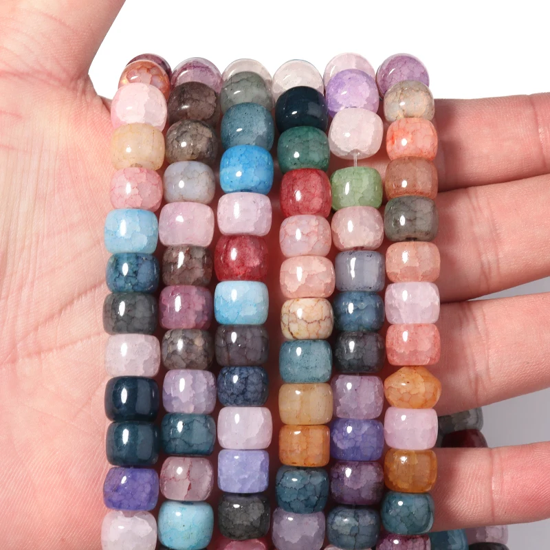 

Beadtales 46pcs/lot Glass Mix color Floral Spacer Beads Round Loose Beads For Jewelry Findings Necklace Bracelet Wholesale DIY