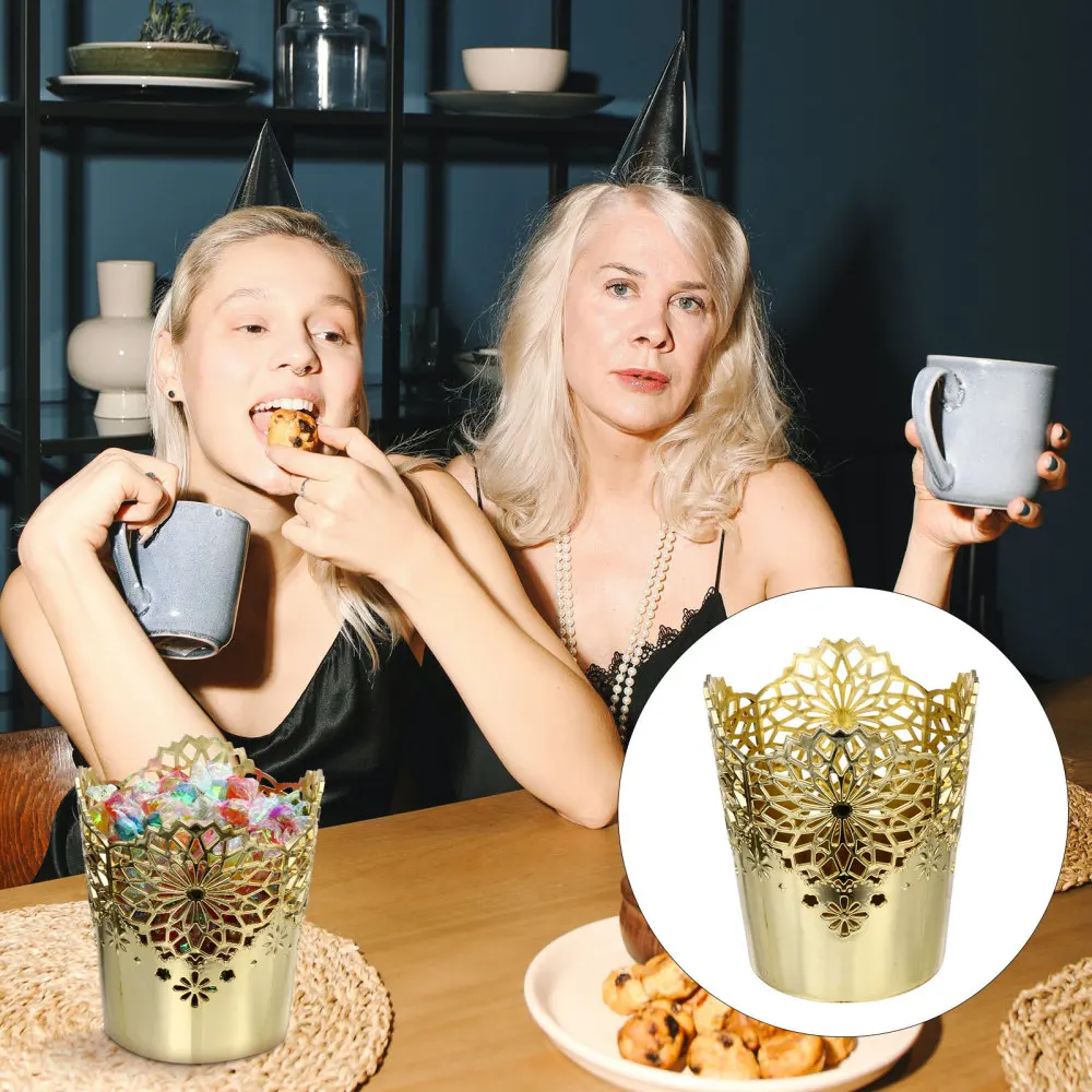 3 шт конфеты корзины полый для конфет банку снэк-сервировочный поднос свадебные