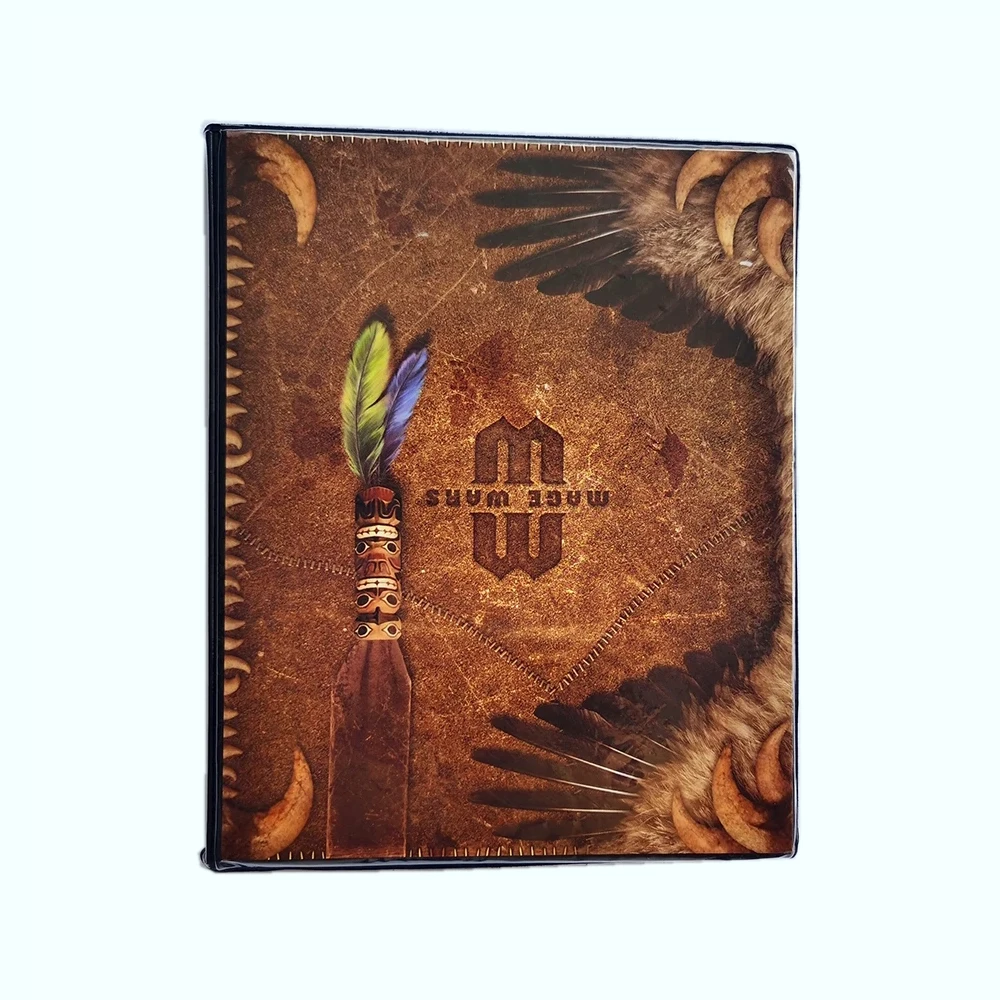 Книга для MGT-карт с рисунками из волшебных войн шоколадных и фиолетовых цветов 4