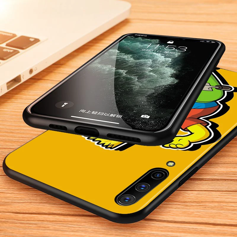 

Cartoon Gkaews Cute for Samsung Galaxy A90 A80 A70S A70 A60 A50 A40 A30 A20 A10 A2 Core Black Phone Case