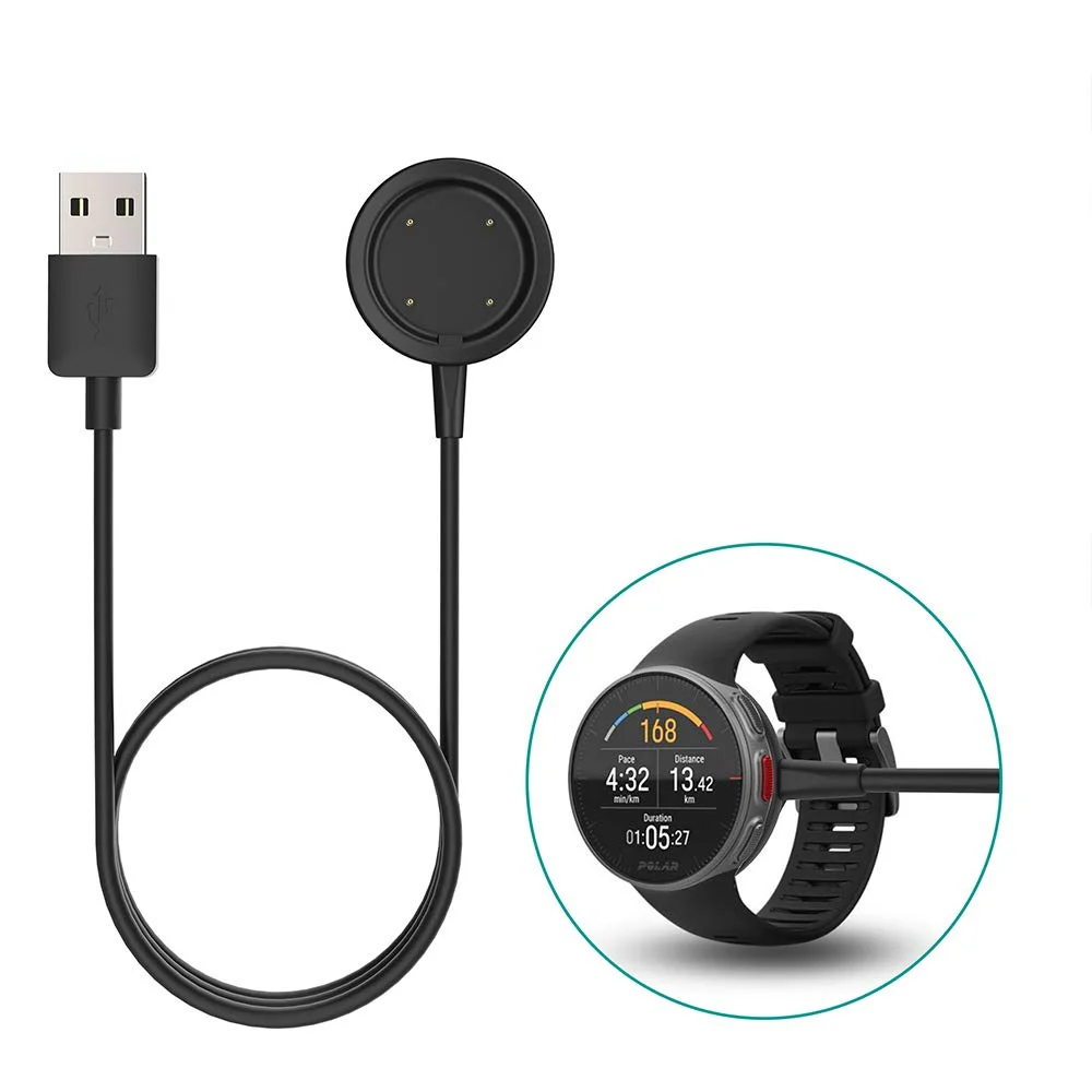 YSAGi подходит для умных часов Polar Vantage M / V зарядное устройство 1 м USB кабель зарядки и