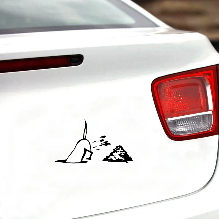 

16*9cm Dog digging holes-fun decal vinyl stickers Vinyl Hobby Car Bumper Sticker Car Styling Car Decor