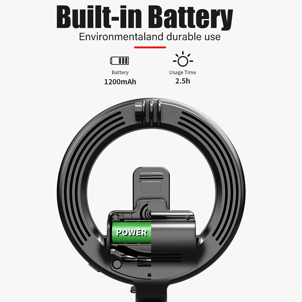 4 in 1 Wireless Bluetooth Selfie Stick With 5inch LED Ring Photography Light Foldable Tripod Monopod For iPhone Xiaomi Huawei