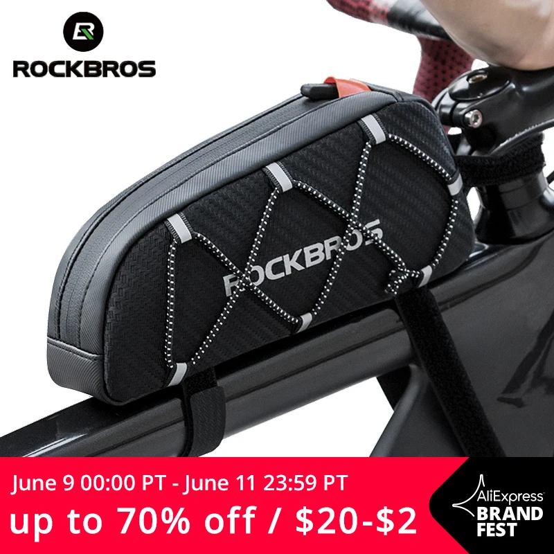 Велосипедная сумка ROCKBROS водонепроницаемая Светоотражающая Ультралегкая на раму