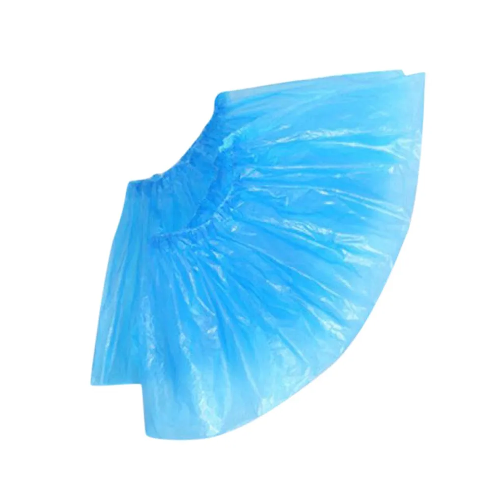 800/100 шт Пластик одноразовые бахилы очистка галоши на открытом воздухе дождливый