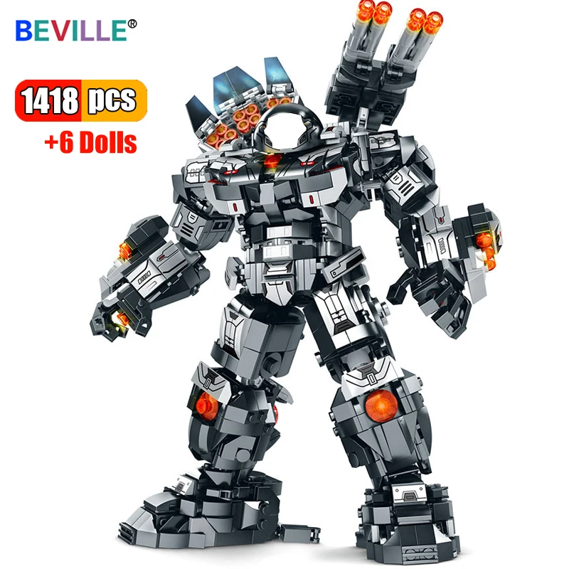 Конструктор Железный детский робот меча 1418 шт.игрушки для детей Робот игрушки