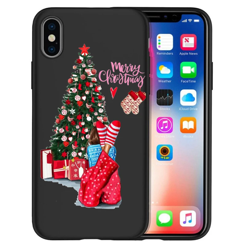 06 Для iphone 11 Pro Max Рождественская Елка роскошный модный чехол для девушек для iphone 8 7 X XS Max XR 6 7 8 Plus 5s SE чехол Etui - Цвет: 06