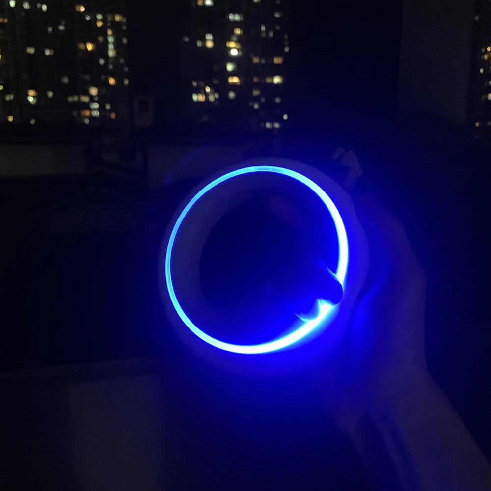 

Retractable Dog Leash Ring Led lighting Flexible Pet collar Dog Puppy Traction Rope Belt Length 3m leash