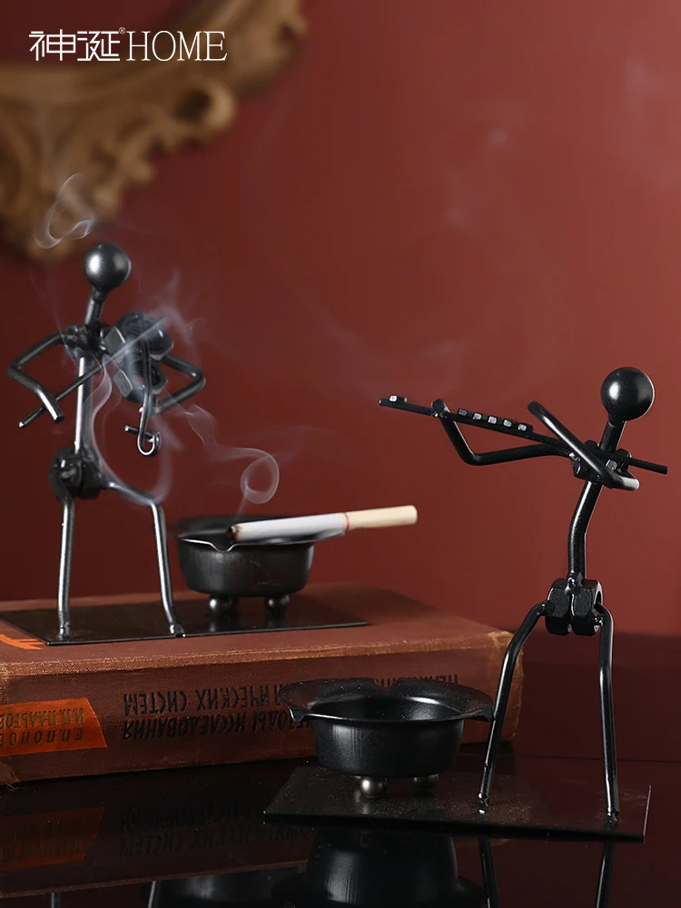 

Northern Europe RETRO art ashtray personality trend fashion creativity home living room office decoration ashtray