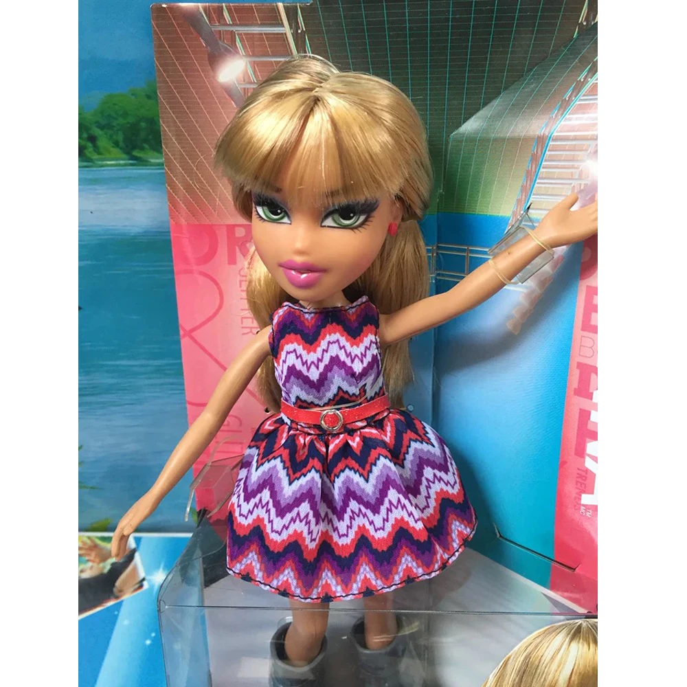 Бесплатная доставка игрушка американская кукла Brat платье подвижная