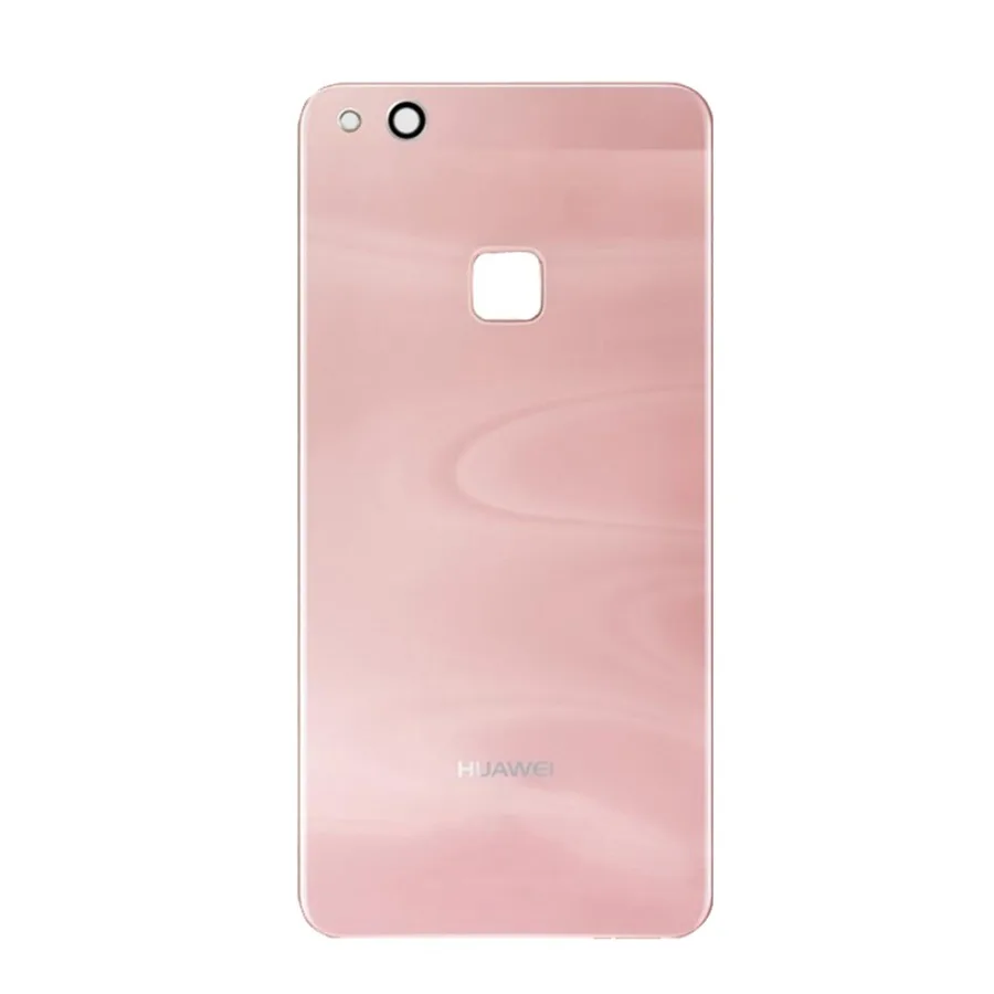 Для huawei P10 Lite, стеклянная крышка, Nova Lite, задняя крышка, чехол для задней двери, для huawei P10 Lite, сменная панель - Цвет: Розовый