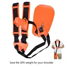 Двойной плечевой ремень для триммера STIHL FS Km Series, регулируемый нейлоновый ремень для садовой газонокосилки