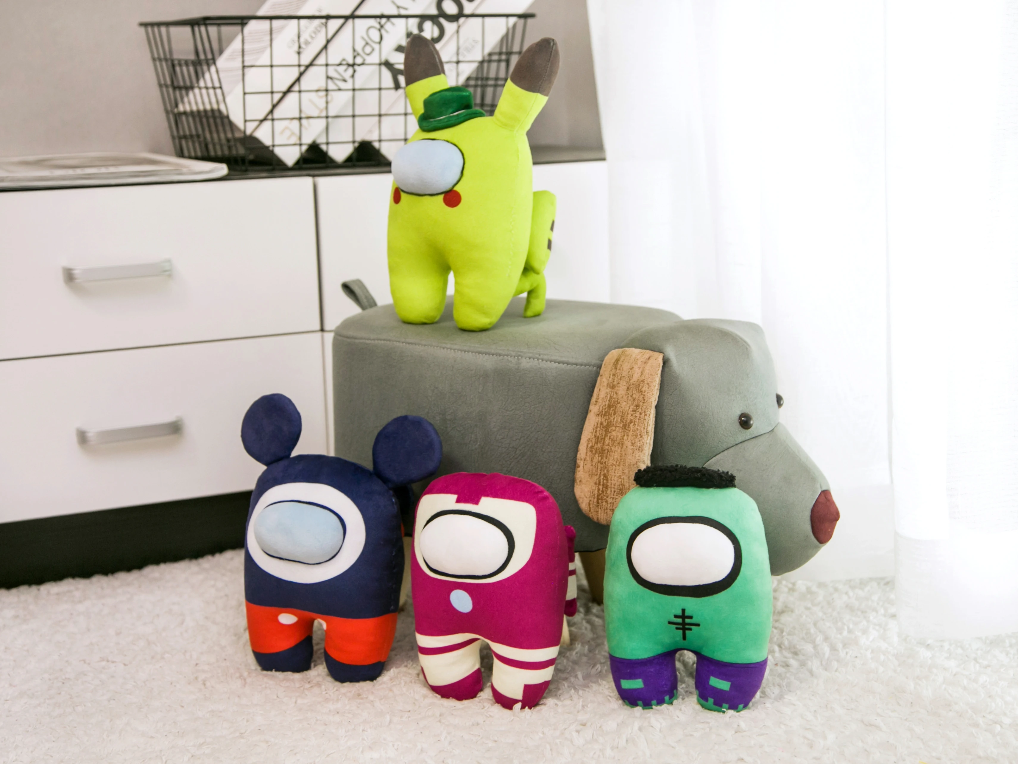Плюшевая игрушка из нас мягкая плюшевая кукла для косплея кавайная игра плюша