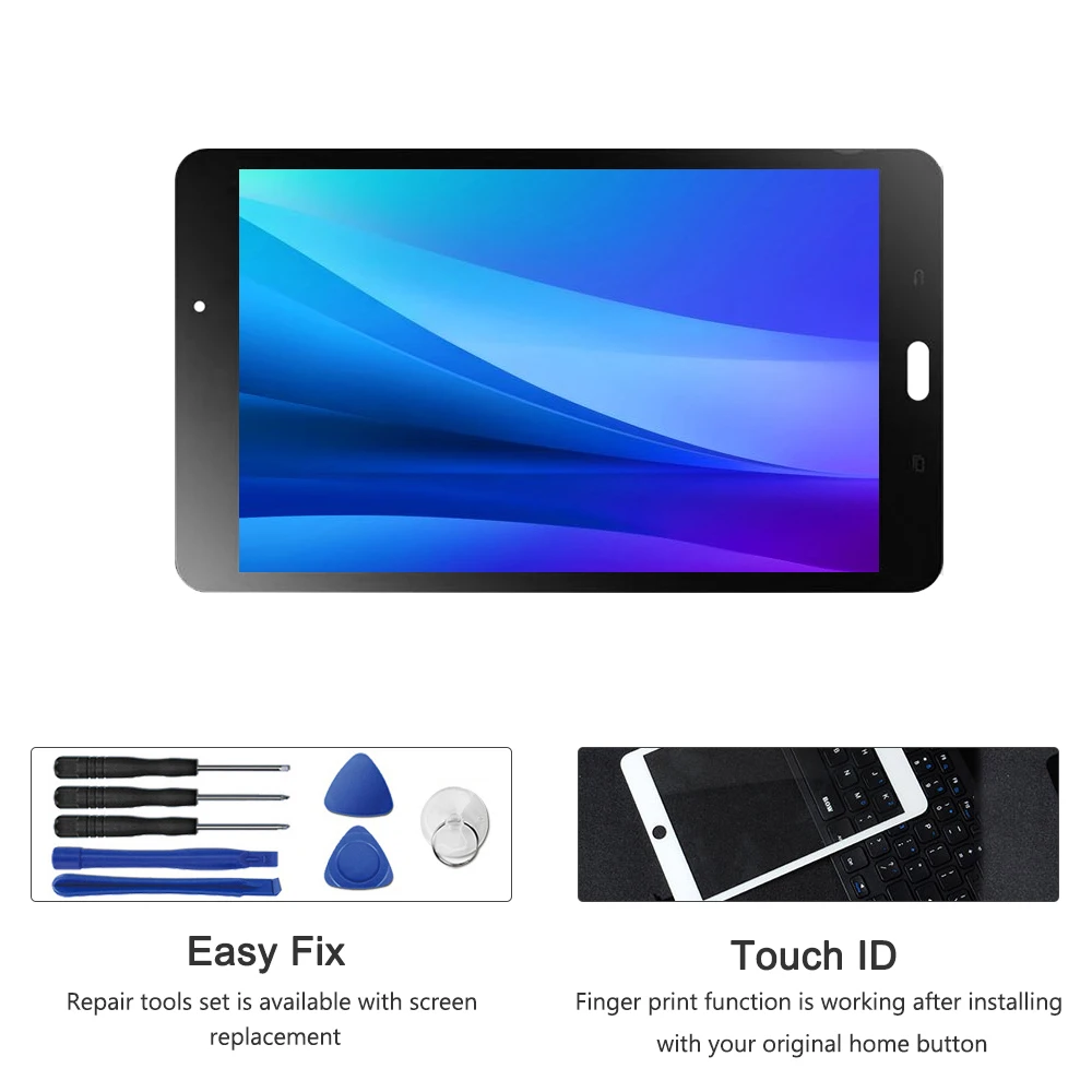 8 0 ''T380 ЖК дисплей для Samsung Galaxy Tab A 2017 SM T380 T385 сенсорный экран дигитайзер стекло