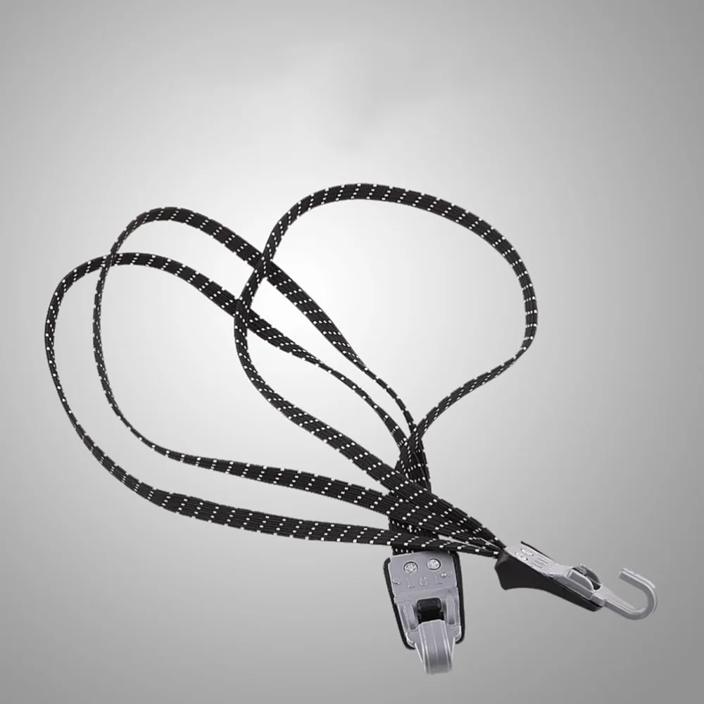 

2pcs 3 in 1 Bike Luggage Strap Elastic Motorcycle Fixed Nylon Rope Binding Bungee Cord