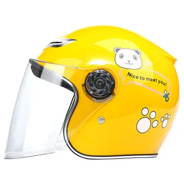 

autumn and winter motorcycle children helmet children cartoon safety hat boys and girls warm cap electric bike helmet