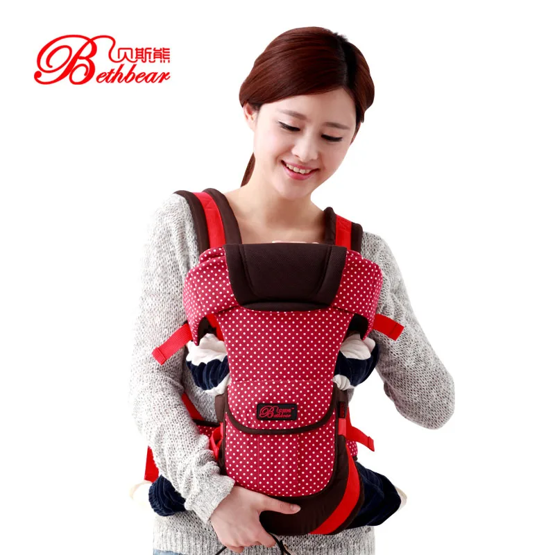 На возраст от 0 до 24 месяцев дышащая Рюкзаки кенгуру 4 в 1 Популярные спереди