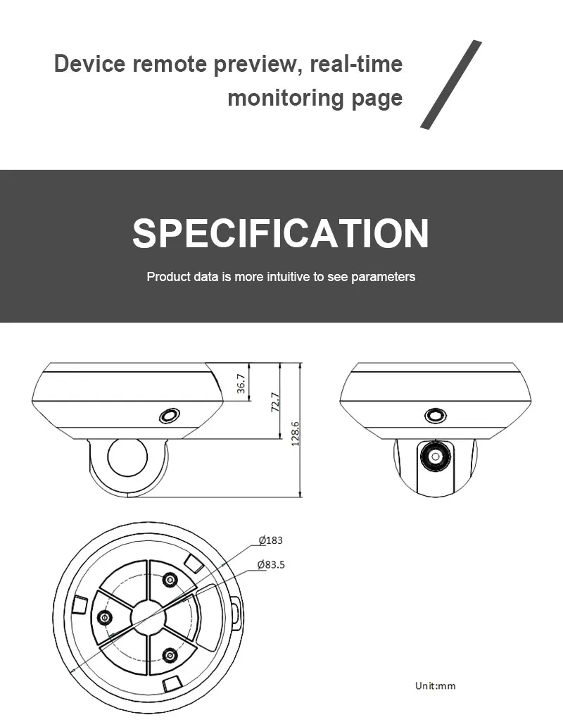 Hikvision DS-2DC3122IZ-D3 только для мобильного телефона Hik-Подключите приложение IP панорамная камера 2MP 1X2 мм+ 1X2. 8-12 мм купол объектива PTZ камера