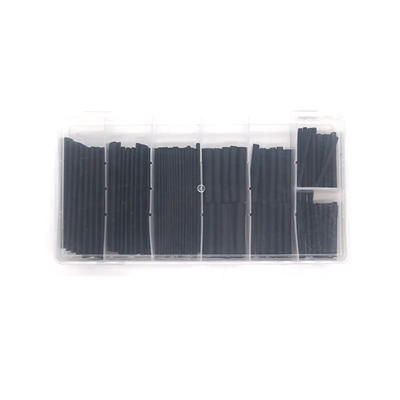 127 шт./компл. Соотношение 2:1 Ассорти Полиолефиновая термоусадочная трубка