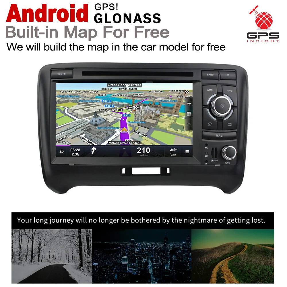 Автомобильный dvd-плеер Android плеер для Audi TT 8J 2006 2007 2008 2009 2010 2011 2012 2013 2014 MMI GPS