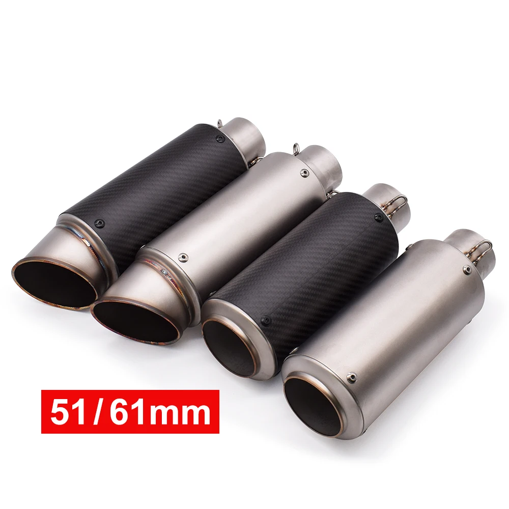 51mm 61mm Motorcycle pipe exhaust with DB killer Exhaust Pipe Muffler For Honda VF750 VFR750 VFR800 VTR1000F vfr 750 800 ST 1300 |