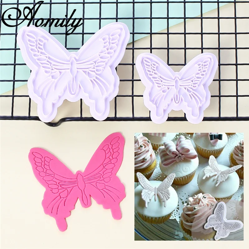 

Aomily форма для торта в форме бабочки DIY Резак для печенья, форма для тиснения торта для выпечки кондитерских изделий шоколадная конфета Желе ...