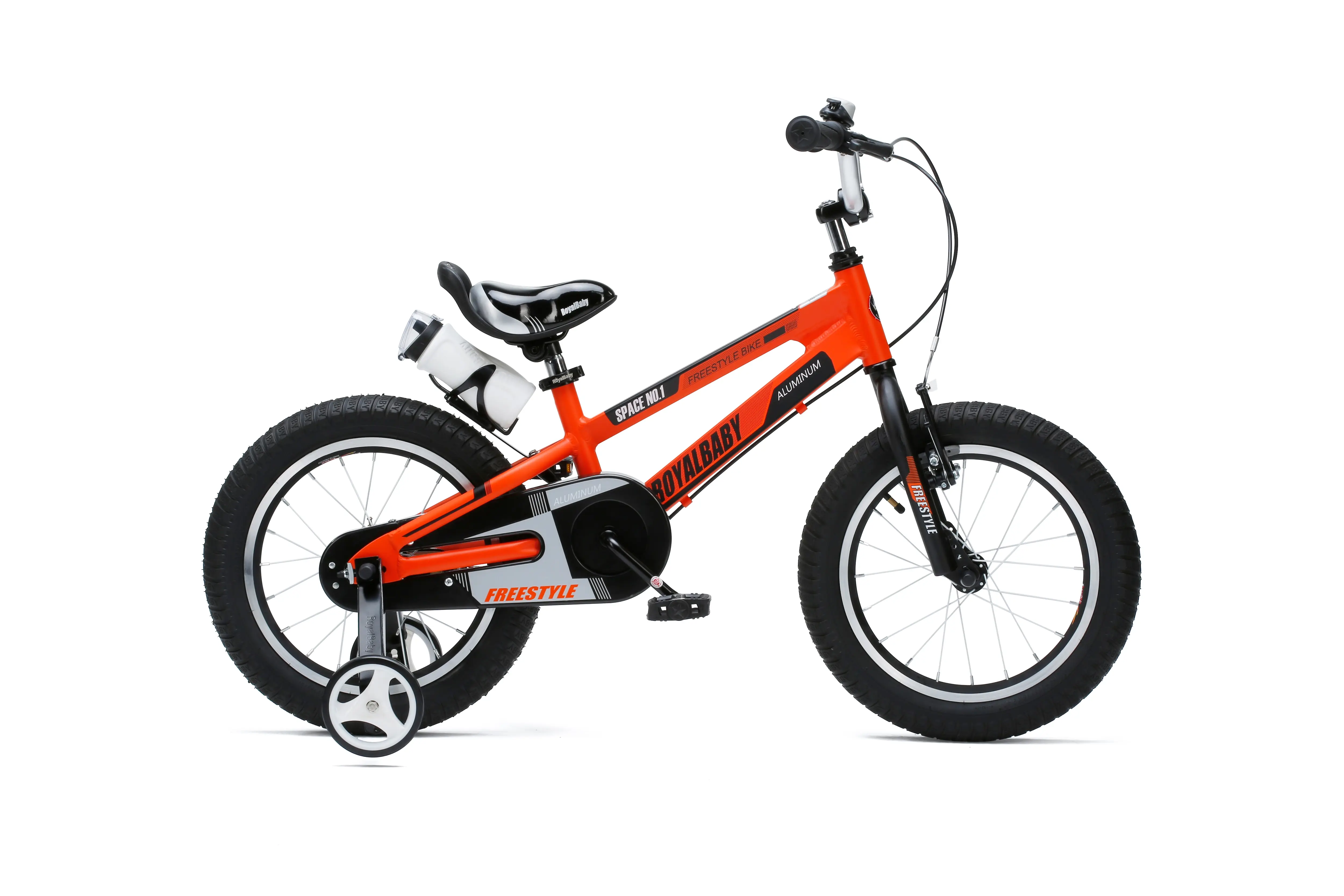 Велосипед RoyalBaby Freestyle Space №1 16&quot алюминиевая рама цвет Оранжевый | - Цена: 19000