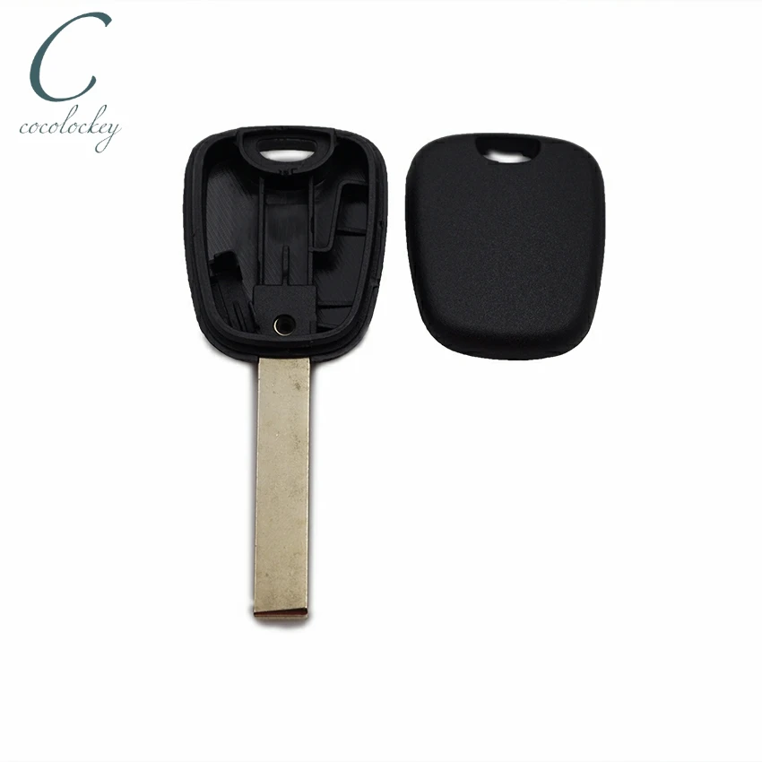 Cocolockey Transponder Key Shell Fob No Chip Fit for peugeot 207 307 308 807 For citroen c2 key Uncut HU83 10pcs/lots | Автомобили и