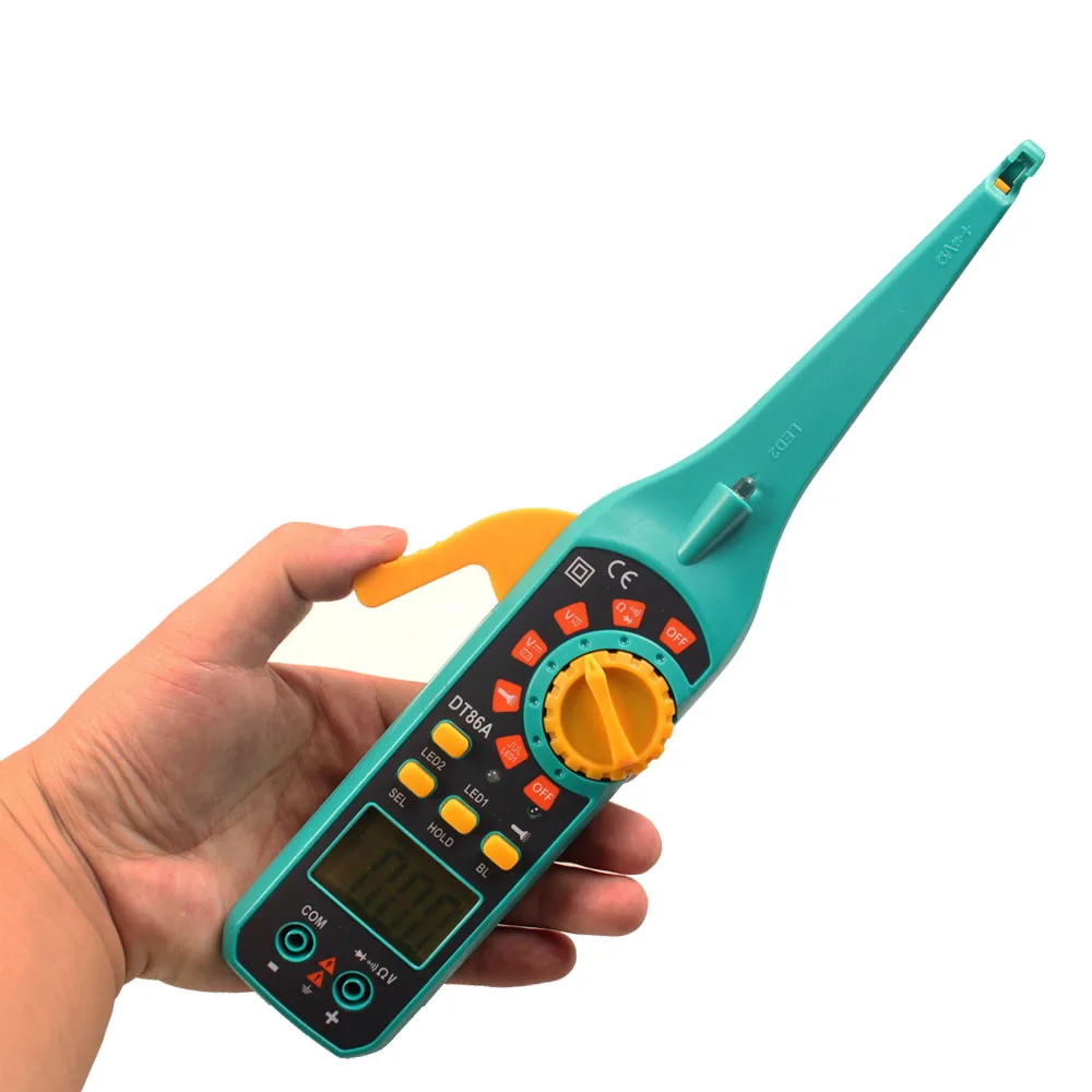 DT86A Power Electric Multi-function Auto Circuit Tester Automotive Electrical Multimeter Lamp