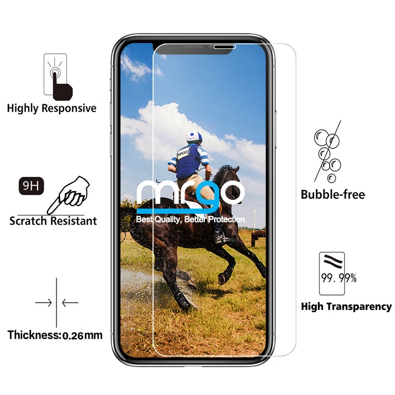 Закаленное стекло для iPhone 11 7 6 8 Plus X XR Защитное экрана протектор Xs Max Pro 6s 5S X| |