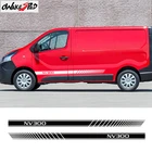 Наклейка на боковую дверь автомобиля для Nissan Nv300 MPV, гоночные спортивные полосы для кузова автомобиля, виниловые наклейки