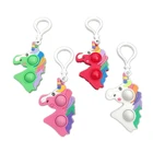 Игрушки-антистресс Mini Pop It, брелок, кольцо для взрослых и детей, игрушки для снятия стресса