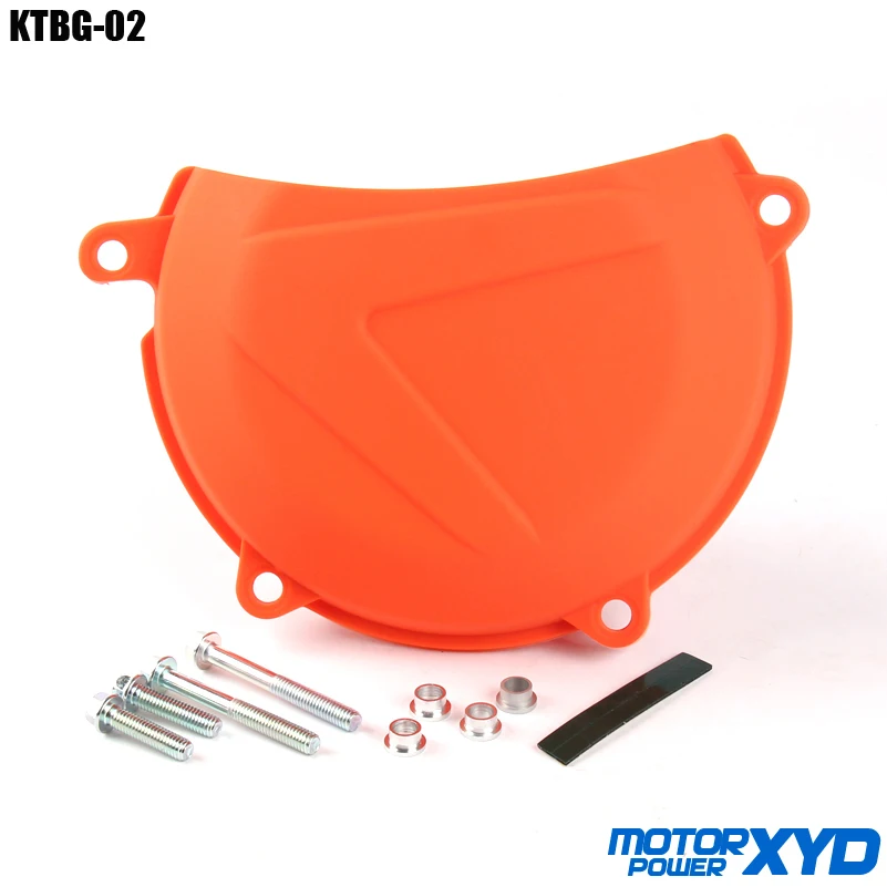 Оранжевая пластиковая крышка сцепления двигателя защита для EXC XCW 450/500 2012 2016 SXF XCF