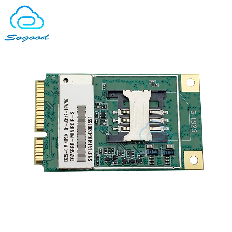 EG25 G мини Pcie с гнезда sim карты 4G FDD LTE/TDD LTD CAT4 модуль глобальная лента для EC25 серии 100%