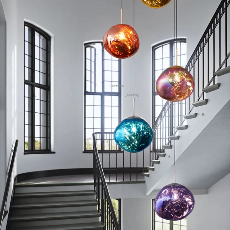 Nordic LED DIXON расплава вулканической лавы подвесные светильники Лофт украшение в