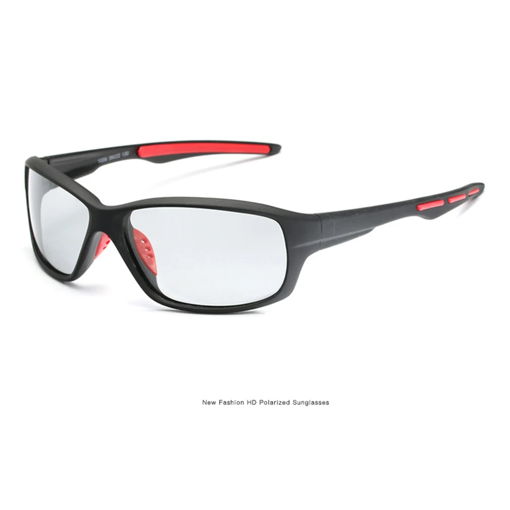 Красный Новые поляризованные стекла es спортивные фотохромные очки велосипедные стекла MTB велосипед езда Велоспорт автомобильные аксессуары Солнцезащитные очки es - Название цвета: Красный