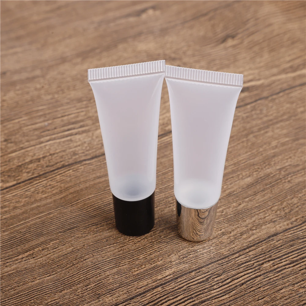 10 шт. г косой рот пустой блеск для губ многоразовые контейнеры хранения косметики