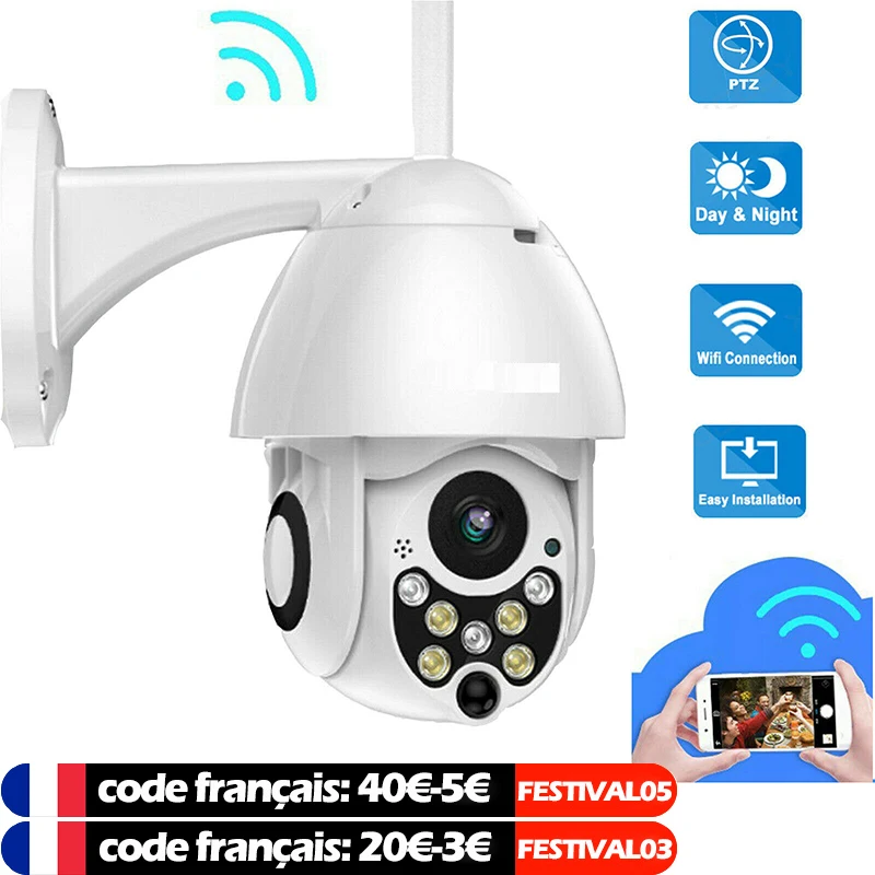 IP камера YCC365 Plus беспроводная 1080P PTZ Wi Fi 4 кратный зум|Камеры видеонаблюдения| |