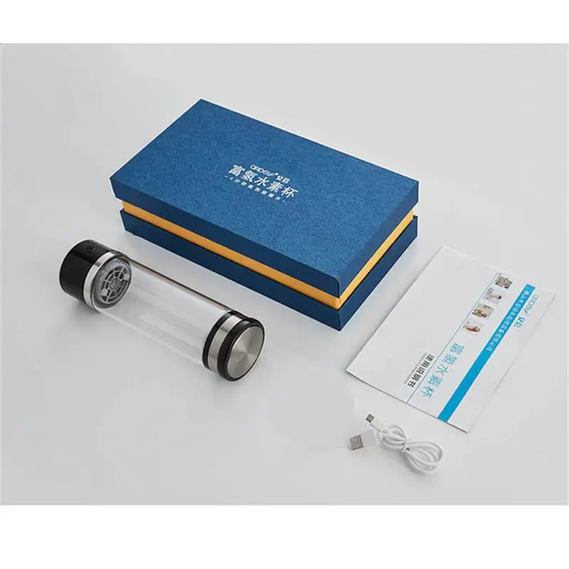 

YenvQee Japanese Hydrogen Water Bottle Hydrogen-Rich Water Cup onizer Maker/Generator Super Antioxidants ORP Hydrogen B