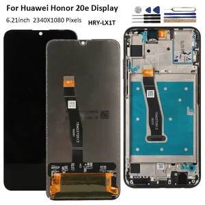 6 21display for huawei honor 20e lcd display touch screen tested digitizer assembly replacement for honor 20e 20 e hry lx1t lcd free global shipping