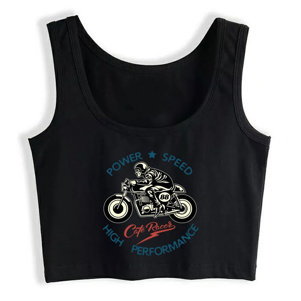 

Crop Top Women Caferacer High Performance Harajuku Tank Top Women Custom Women Clothes