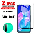 Защитное стекло HD для Huawei P40 Lite E, 1-2 шт., защитная пленка для объектива камеры Hauwei P40 Lite 4G 5G