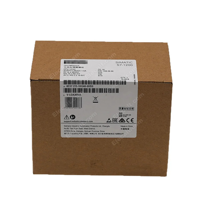 

Original 6ES7215-1HG40-0XB0 SS7-1200 CPU 1215C PLC COMPACT CPU 6ES7 215-1HG40-0XB0 1HG40