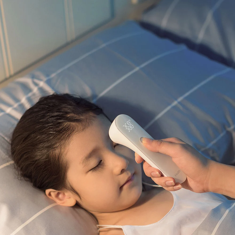 Xiaomi Mijia iHealth термометр светодиодный Бесконтактный цифровой инфракрасный термометр для тела лба для малышей, детей и взрослых пожилых людей