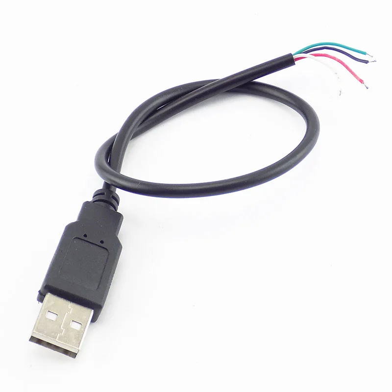 Удлинительный кабель 0 3 м 1 2 4 Pin Micro USB штекер типа сделай сам провода для передачи