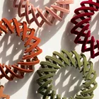 Женская заколка-гнездо для волос, с кристаллами